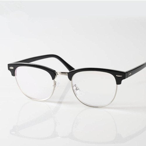 Unisex square blue light blocking glasses